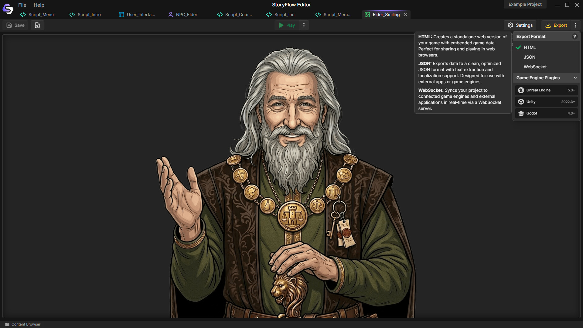 StoryFlow Editor screenshot 7