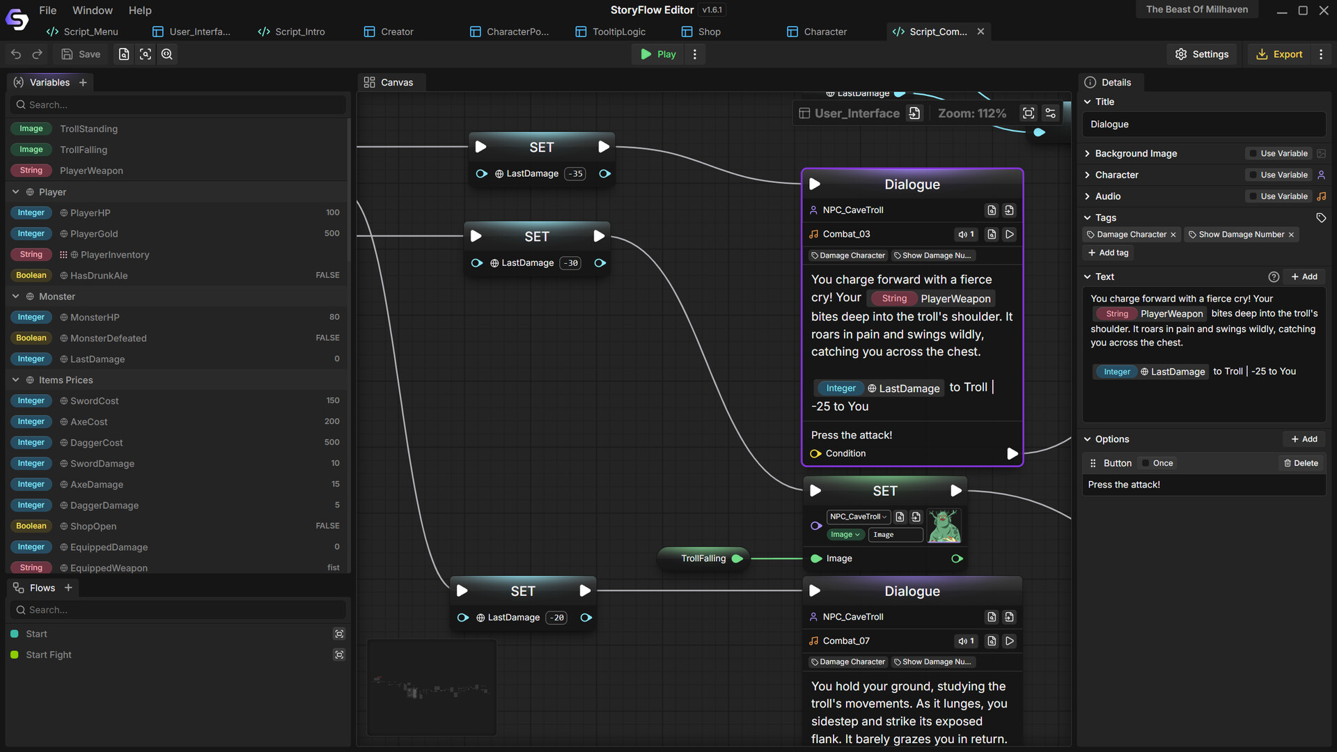 StoryFlow Editor screenshot 3
