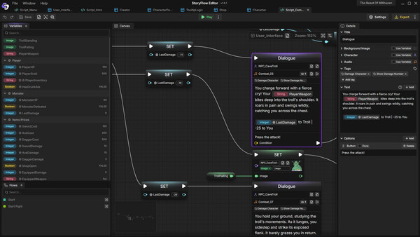 StoryFlow Editor screenshot 3