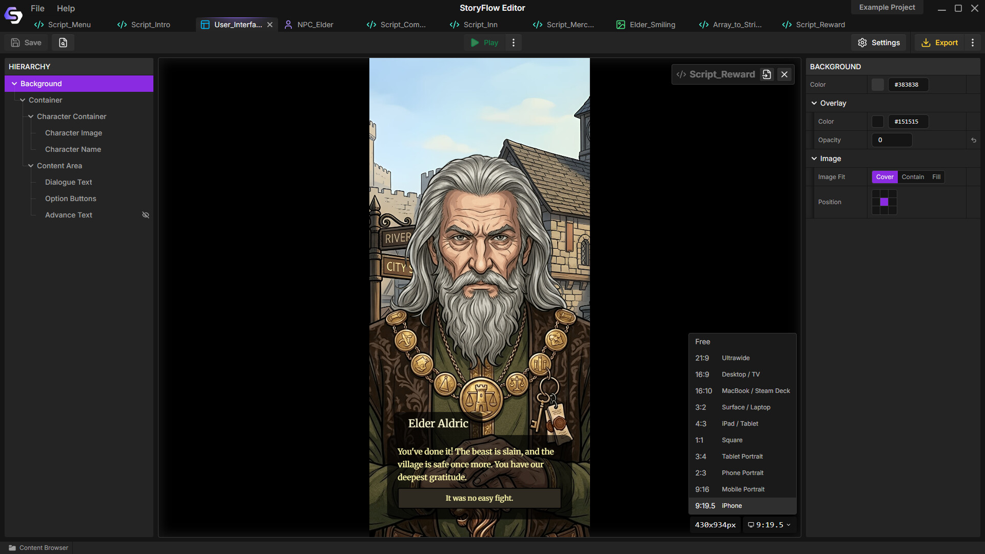 StoryFlow Editor screenshot 6