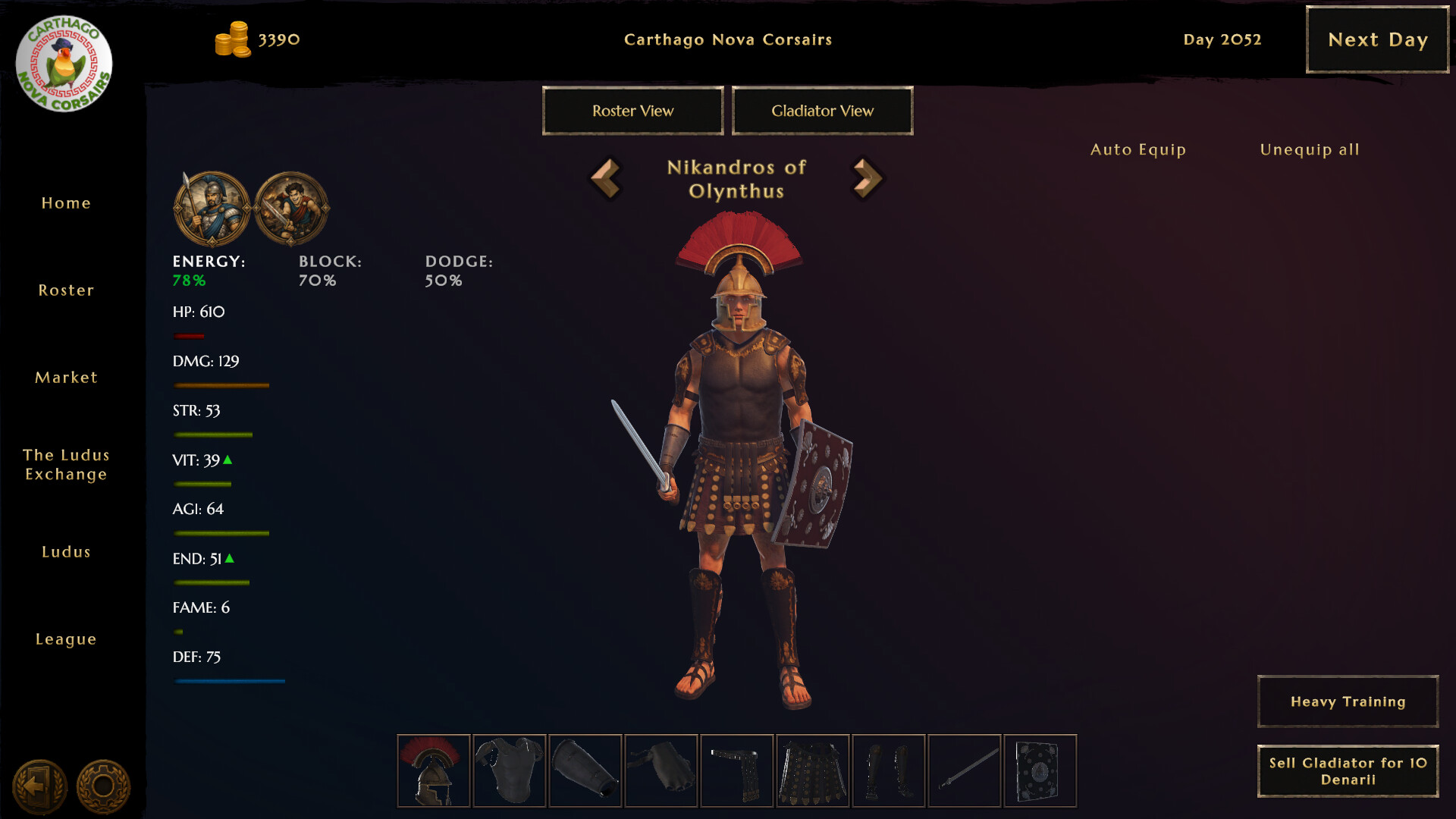 Ludus Magnatus: Gladiator Manager Simulator screenshot #7