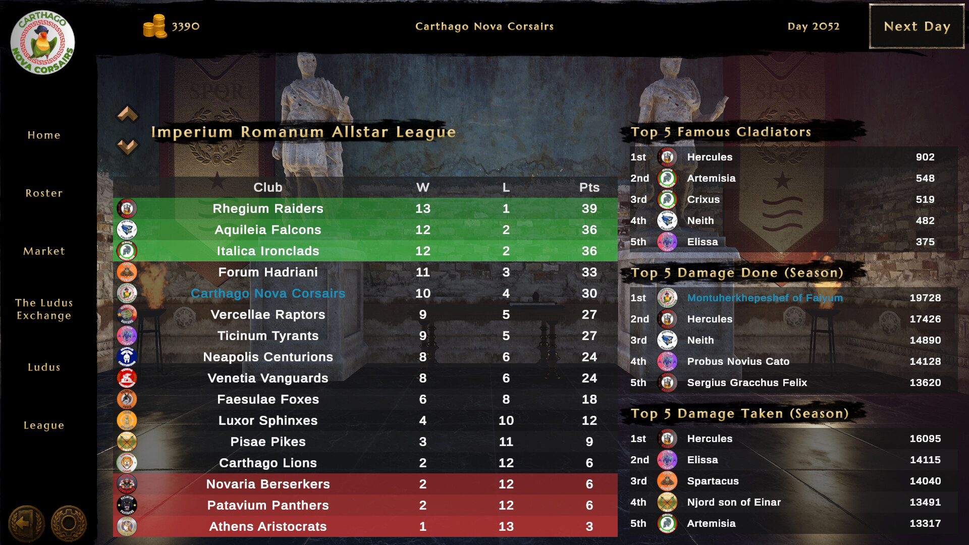 Ludus Magnatus: Gladiator Manager Simulator screenshot #8