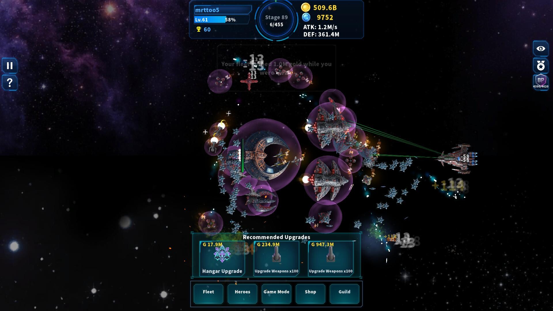 Idle Starfleet Featured Screenshot #1