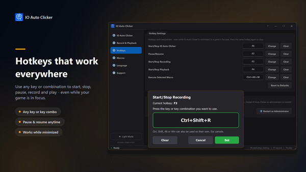 IO Auto Clicker screenshot 4
