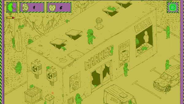 Screenshot of Hidden Cats vs Zombies