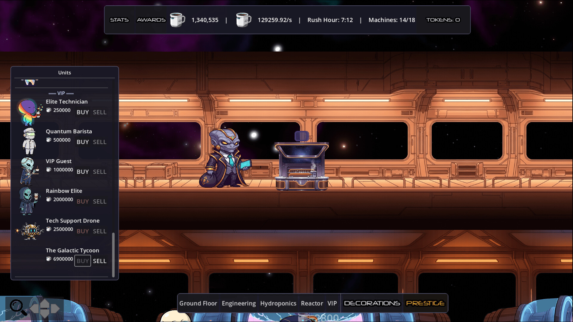Starbrew Station - The Galactic Tycoon Unit Featured Screenshot #1