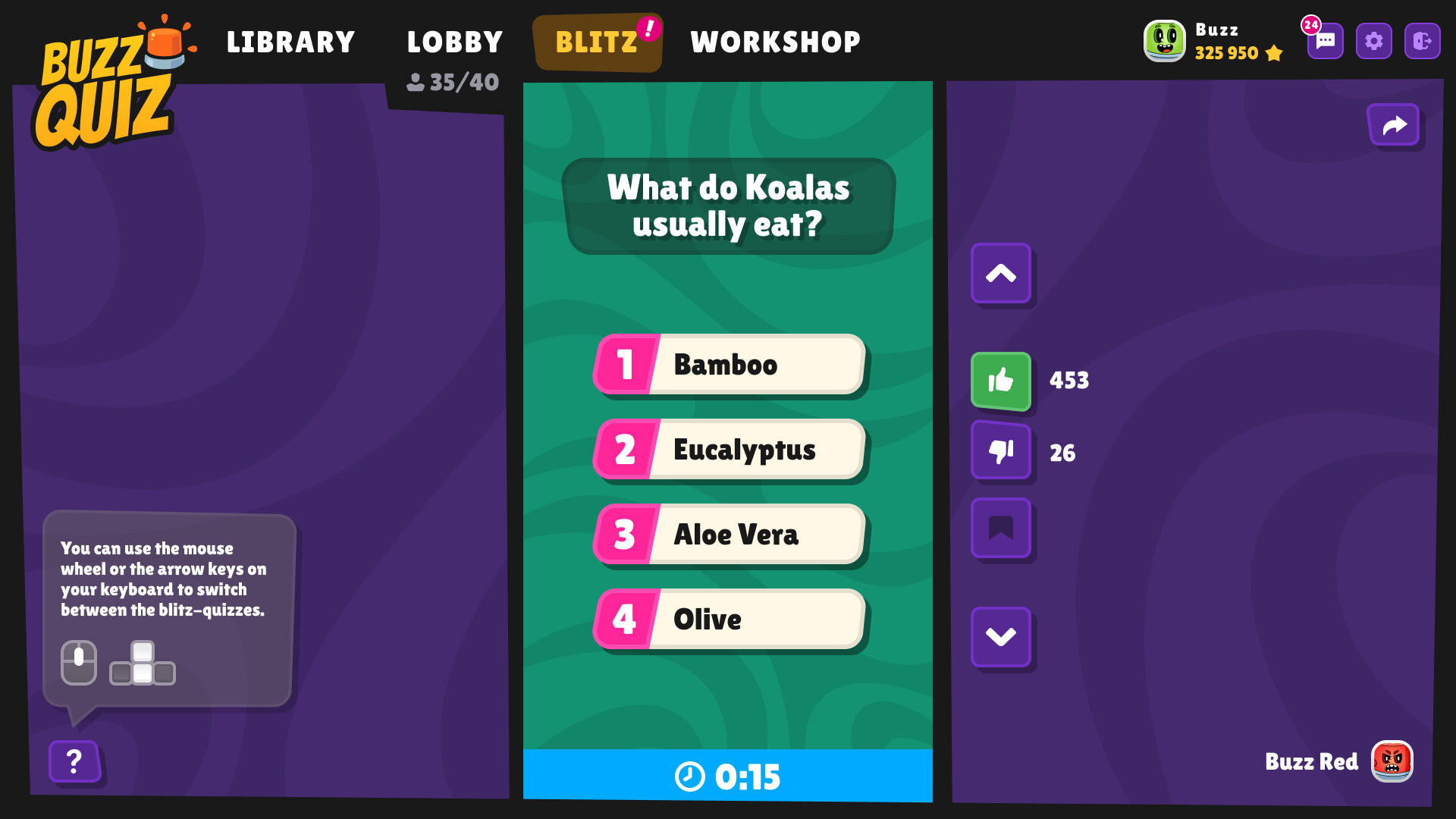 BUZZ QUIZ screenshot #3