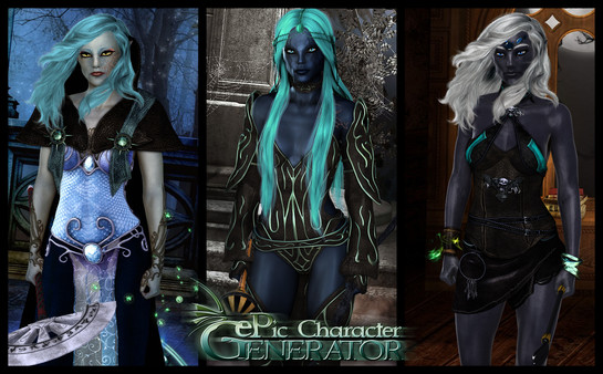 ePic Character Generator - Season #2: Female Drow Spellcaster