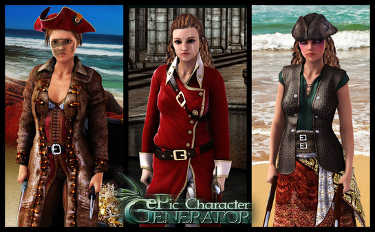ePic Character Generator - Season #2: Female Pirate