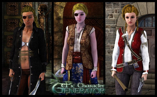 ePic Character Generator - Season #2: Female Pirate
