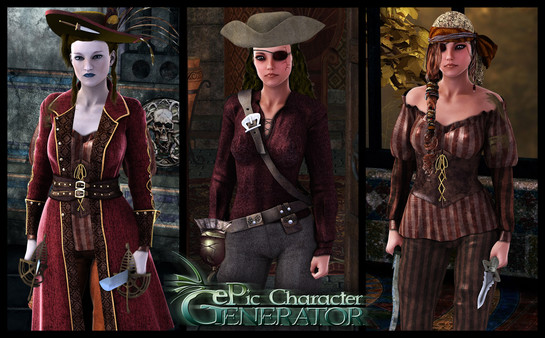 ePic Character Generator - Season #2: Female Pirate