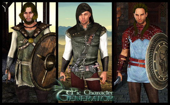 ePic Character Generator - Season #2: Male Adventurer