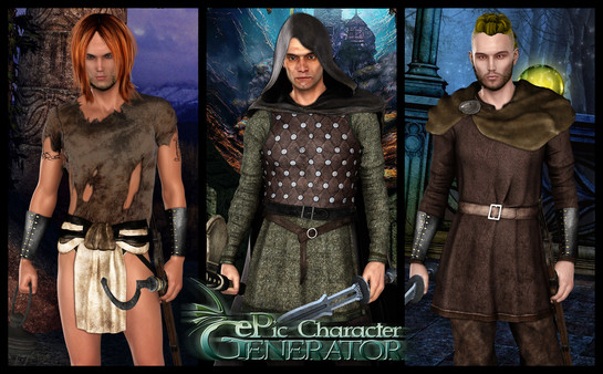 ePic Character Generator - Season #2: Male Adventurer