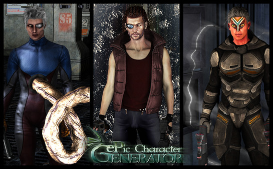 ePic Character Generator - Season #2: Male Sci-fi