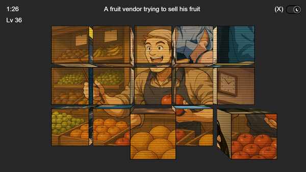 Screenshot of Romcab Puzzle