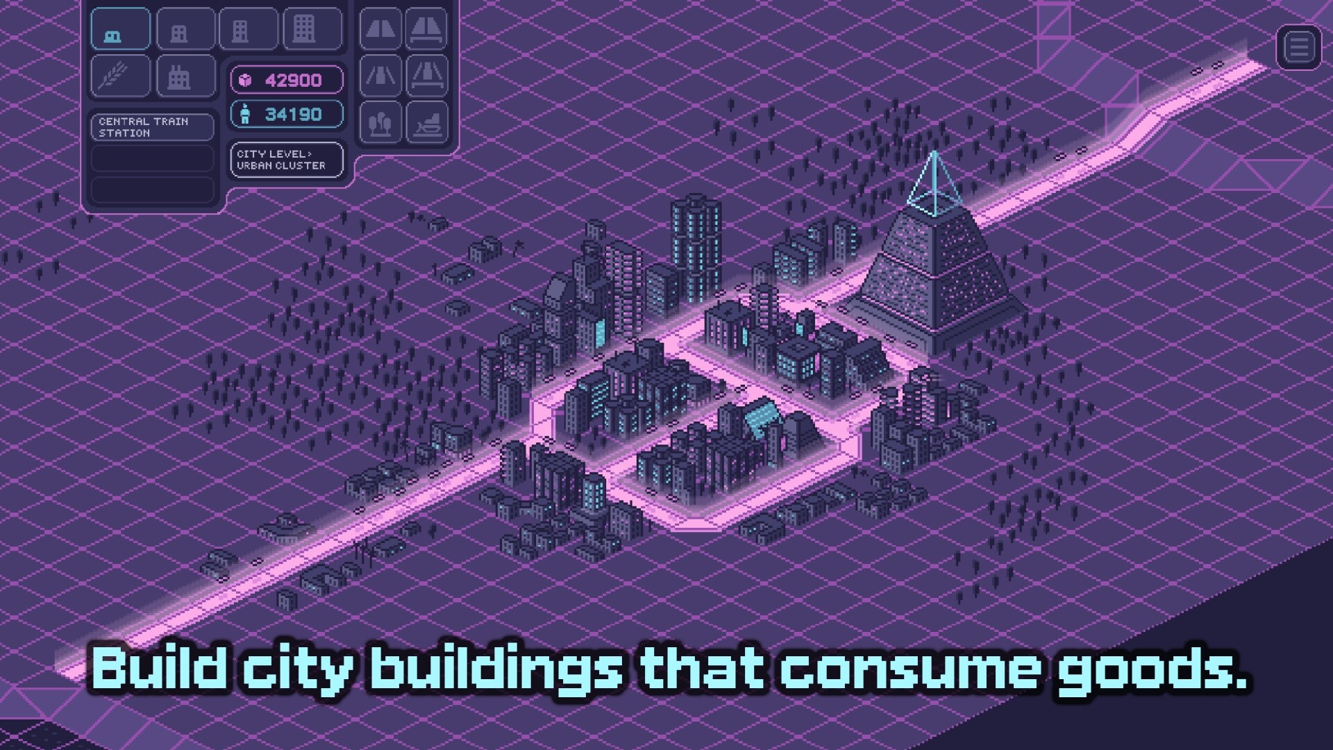 Pixelpolis Neon screenshot #4