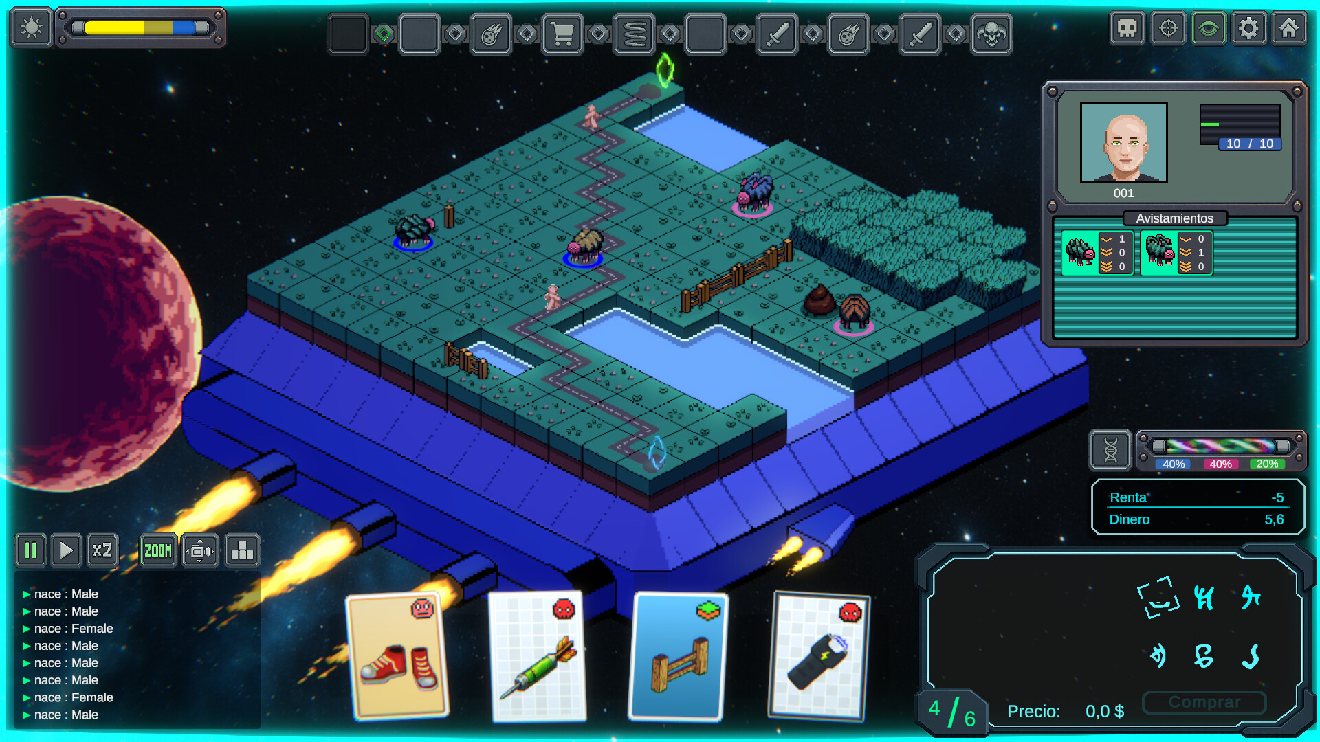 Space Evolver screenshot 1