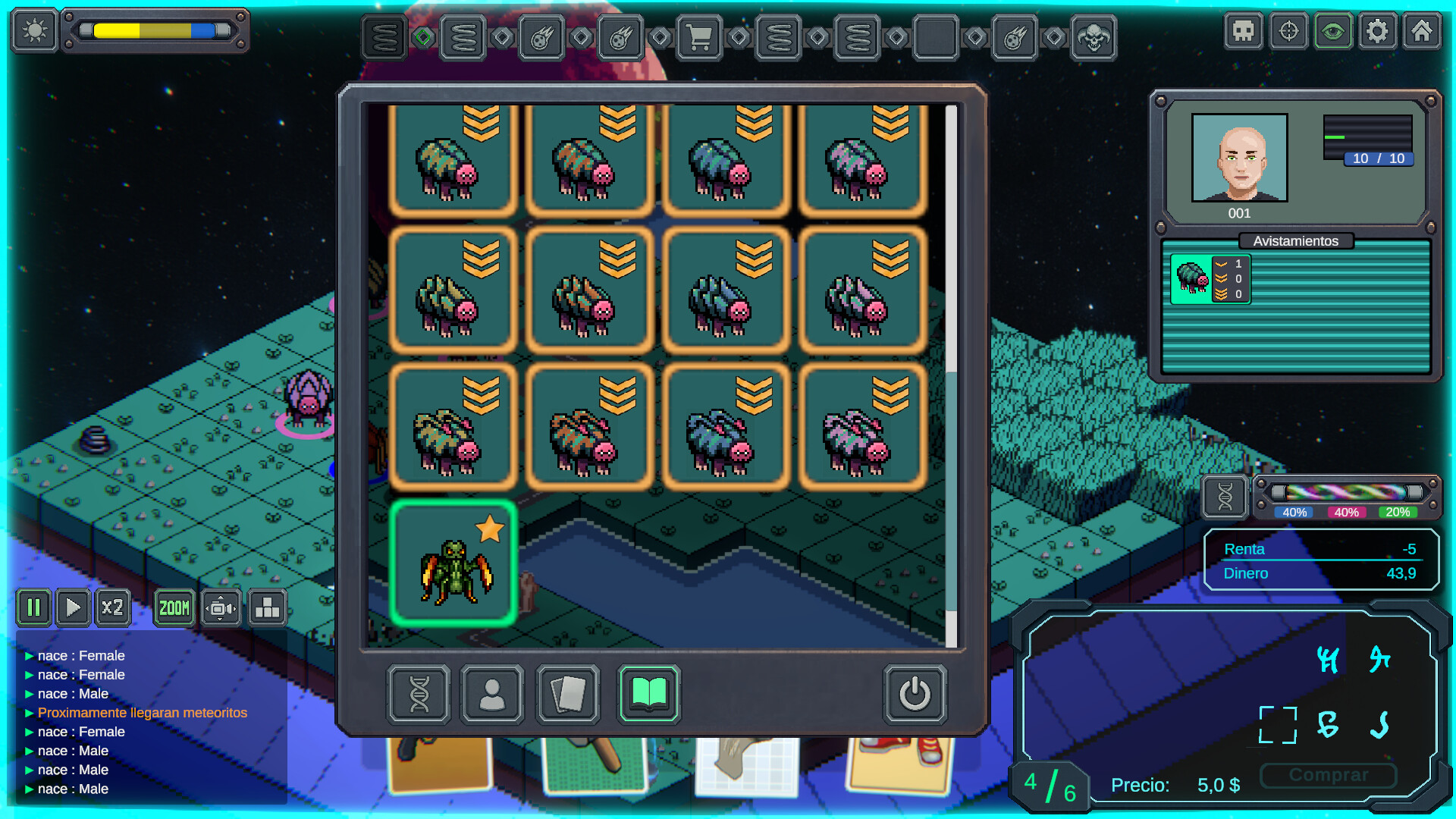 Space Evolver screenshot #4