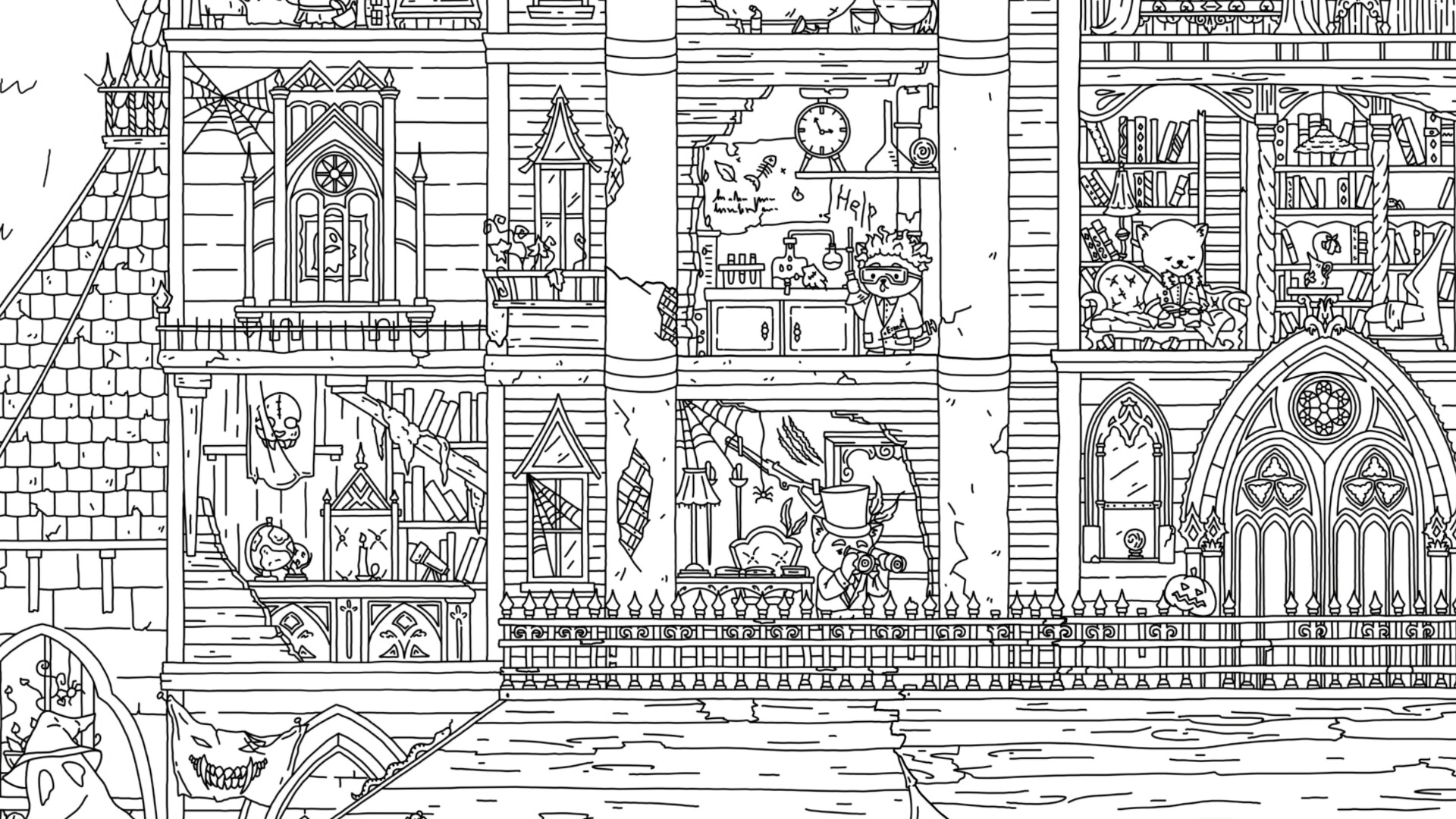 FIND ALL: Halloween - Coloring Book Featured Screenshot #1