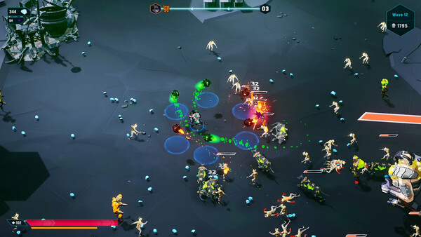Screenshot of Void Reaver gameplay showing in-action mechanics