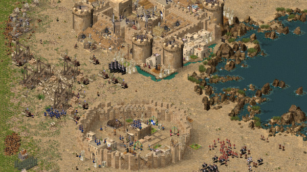 Screenshot z Stronghold Crusader HD