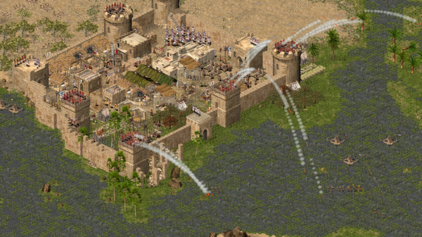 Screenshot z Stronghold Crusader HD