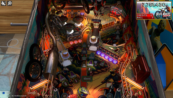 Zaccaria Pinball - Devil Riders Deluxe Pinball Table