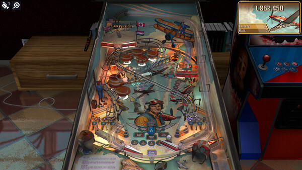 Zaccaria Pinball - Aerobatics Deluxe Pinball Table screenshot 1