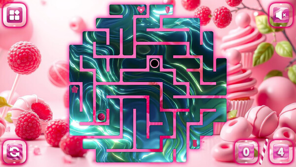 Скриншот 4 из игры Sweetie Candy Maze: Pink Raspberry