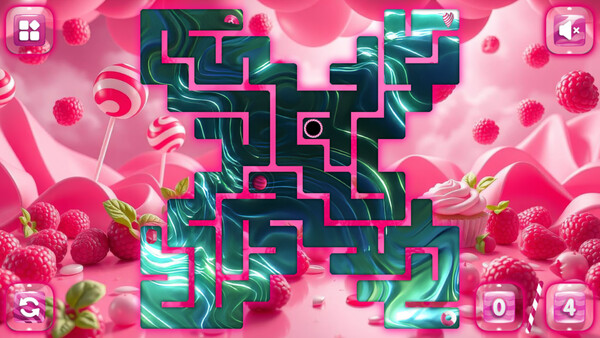 Скриншот 2 из игры Sweetie Candy Maze: Pink Raspberry