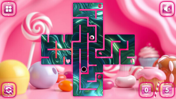 Скриншот из Sweetie Candy Maze: Pink Raspberry Скриншот из Sweetie Candy Maze: Pink Raspberry