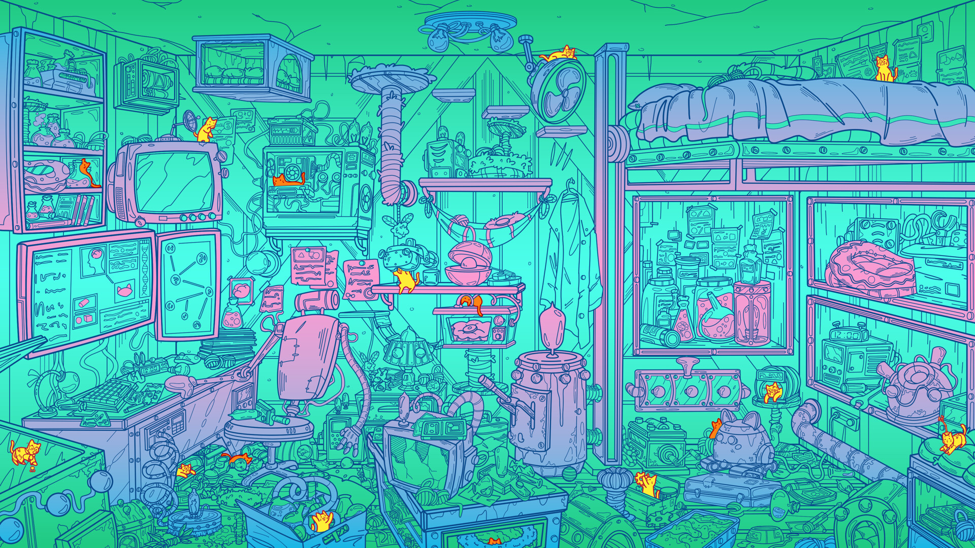 Screenshot Flats Full of Cats