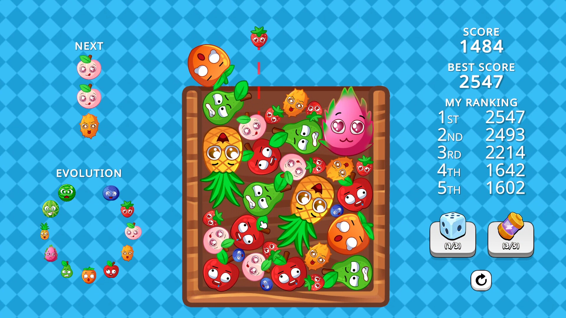 Suika Evolution: Shake & Merge screenshot #1