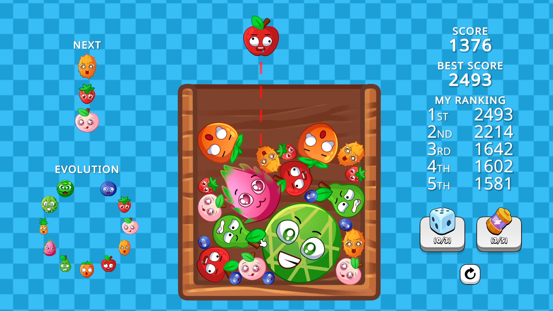 Suika Evolution: Shake & Merge screenshot 3