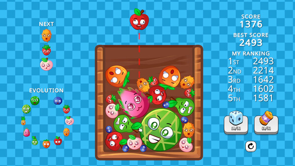 Screenshot 3 of Suika Evolution: Shake & Merge - more gameplay footage