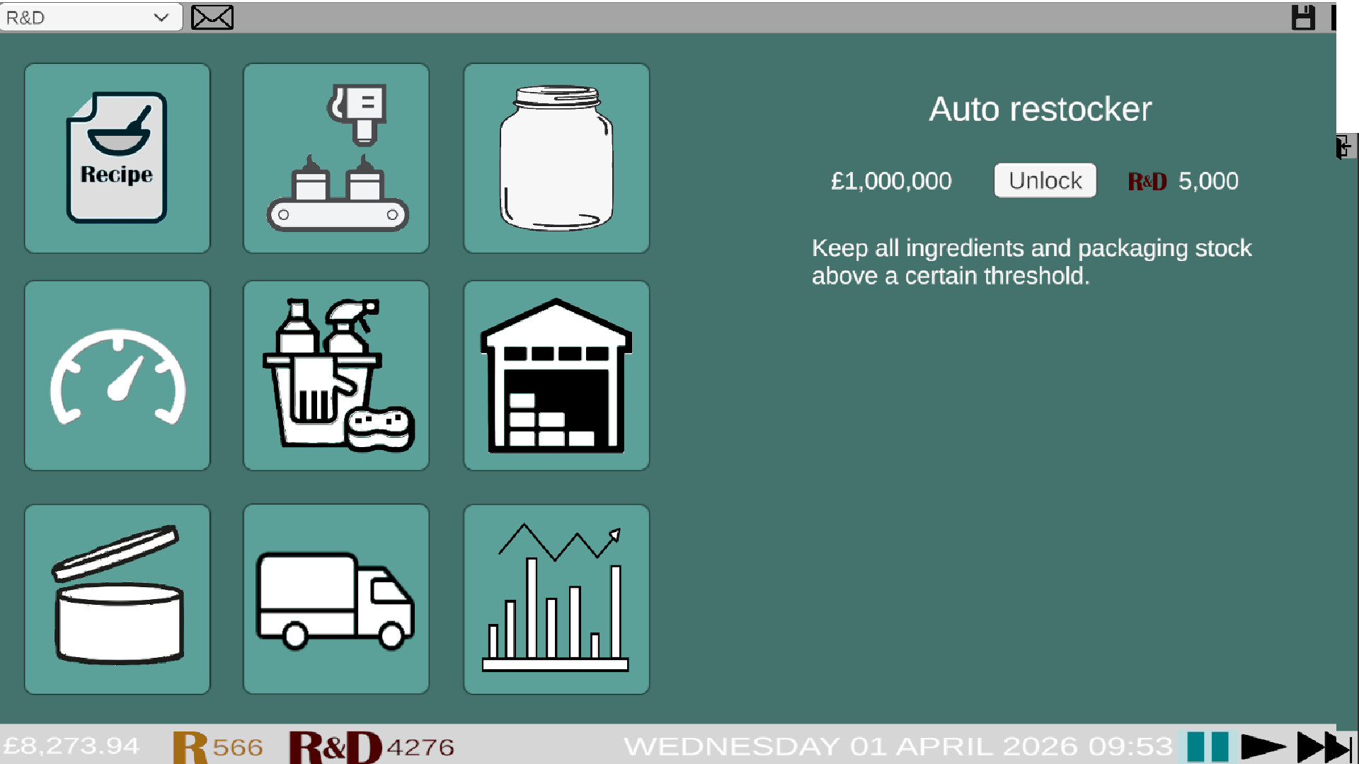 #5. Sauce Factory Tycoon (Steam) 来自: Tovaho