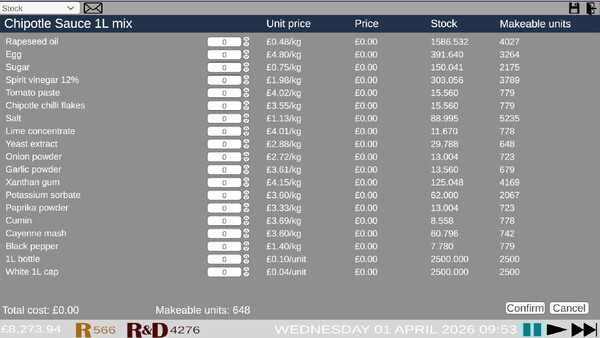 Sauce Factory Tycoon.