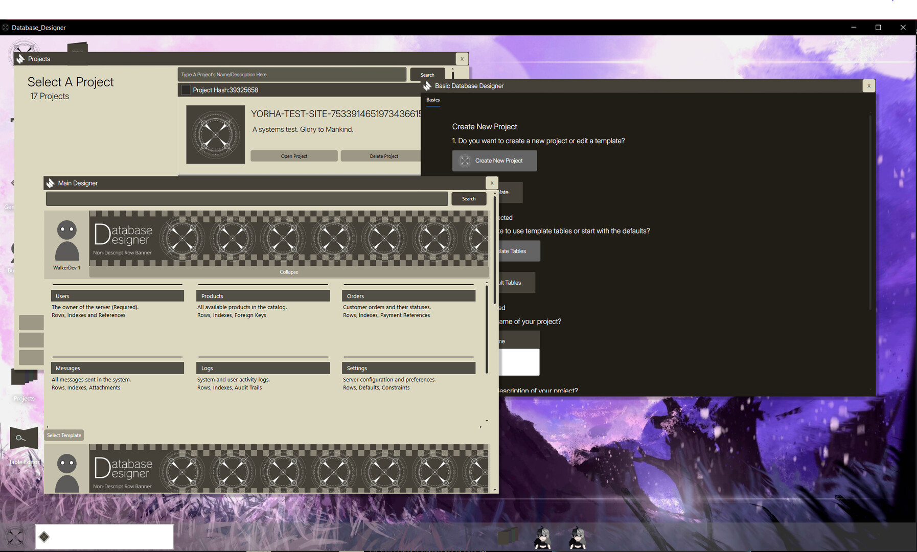 #5. Database Designer (Steam) Podle: Walker Industries