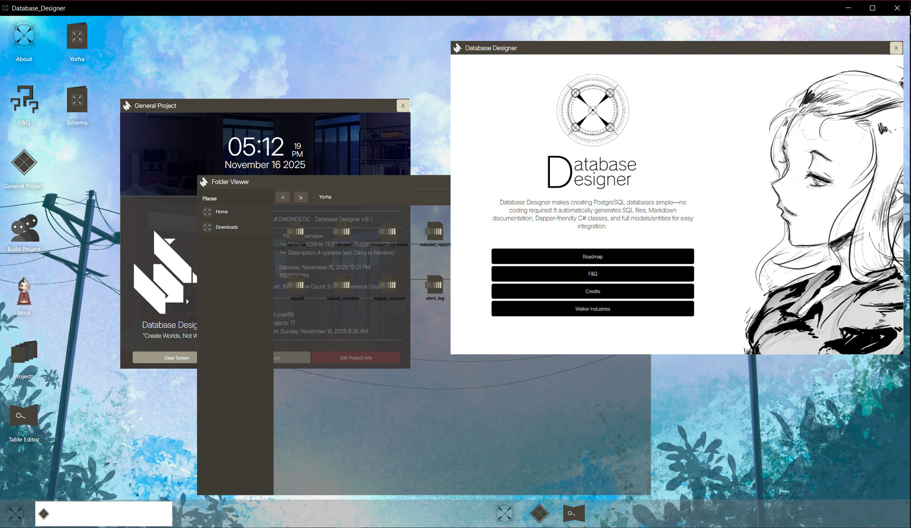 #1. Database Designer (Steam) Podle: Walker Industries