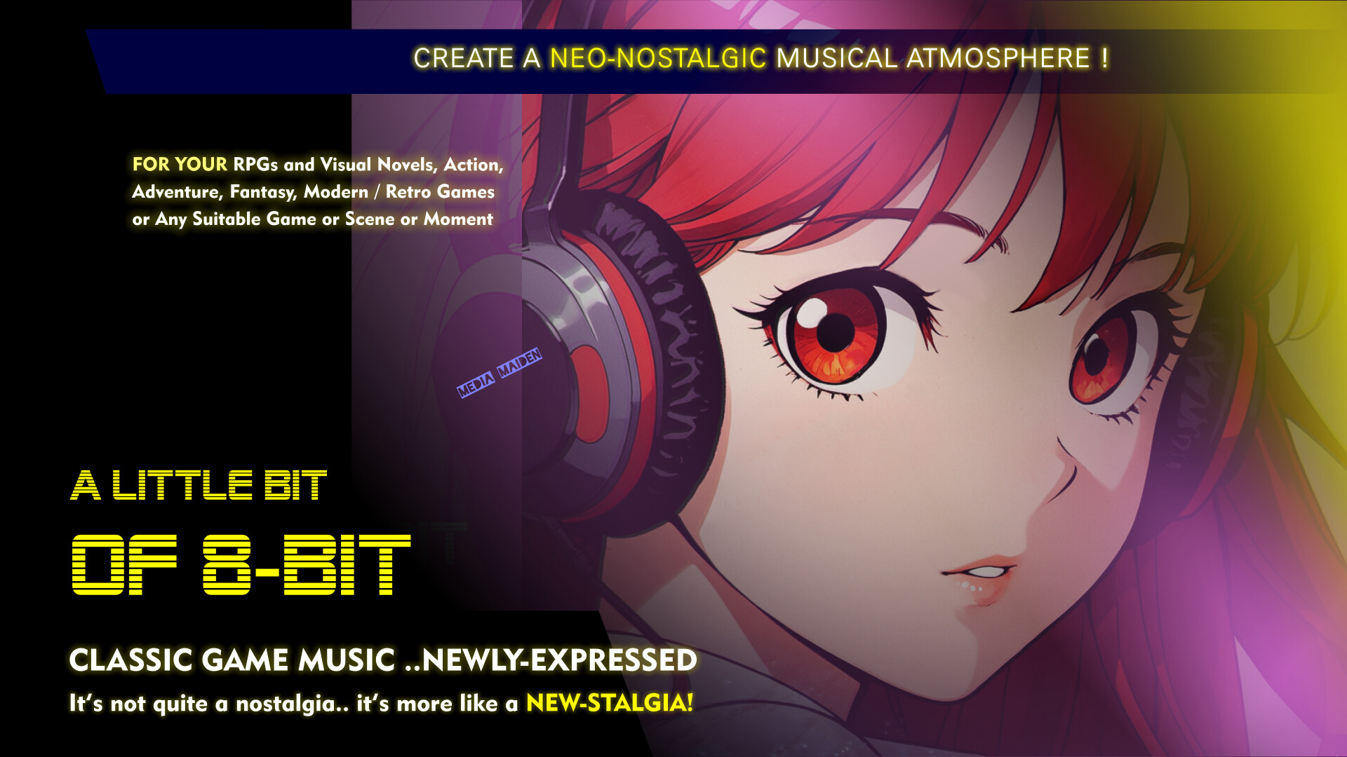 RPG Maker MV - Media Maiden's A Little Bit of 8 Bit (Steam) 由: Gotcha Gotcha Games RPG Maker MV - Media Maiden's A Little Bit of 8 Bit (Steam) 由: Gotcha Gotcha Games