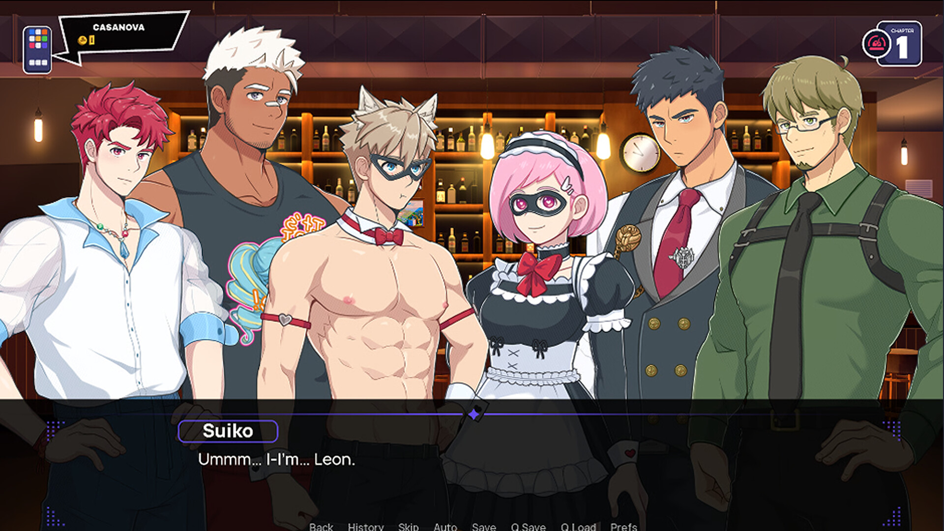  Overnight - Academy BL Romance Visual Novel screenshot #4