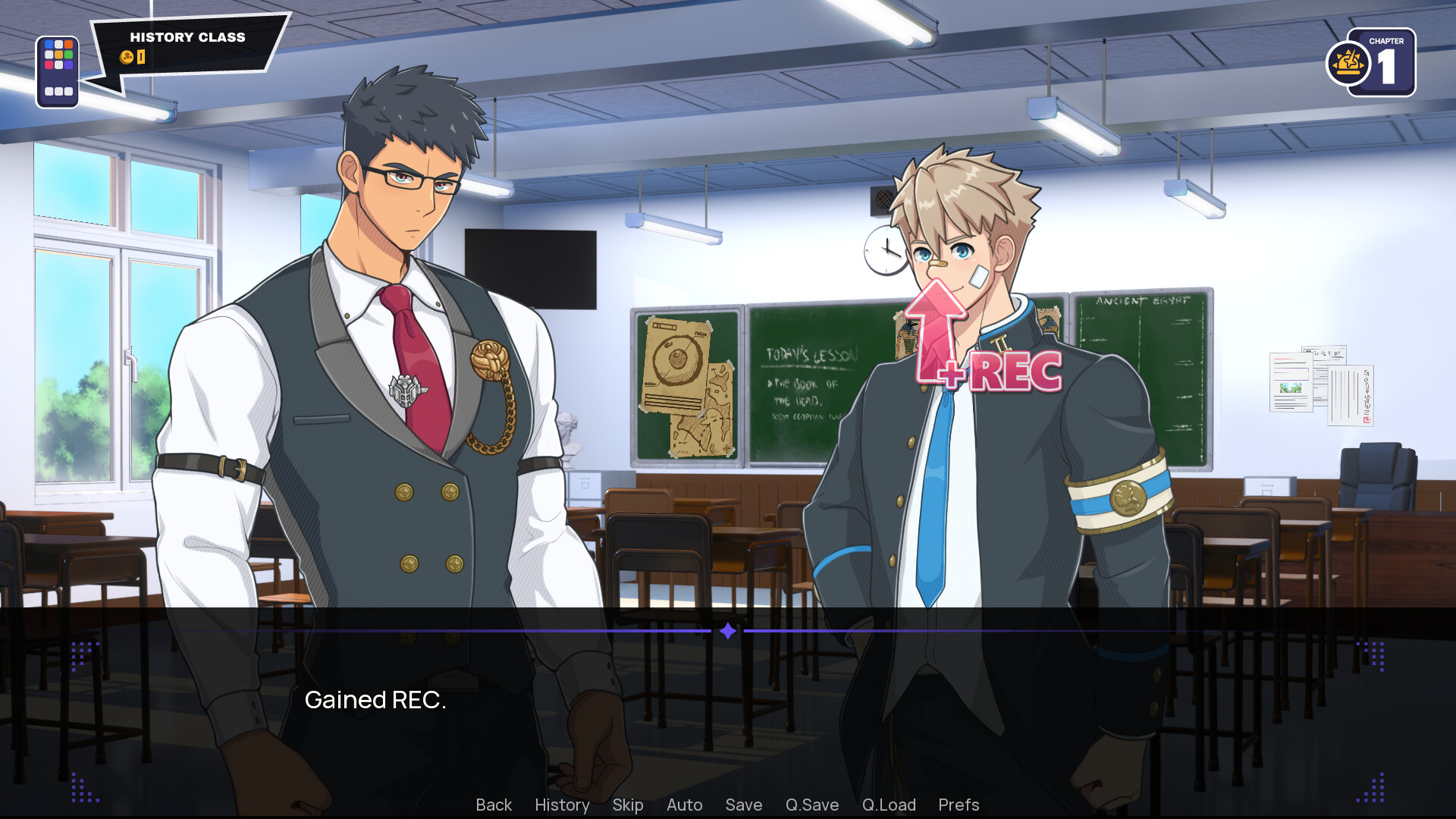 Overnight - Academy BL Romance Visual Novel screenshot #3
