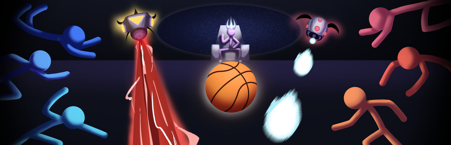 Bullet Barrage Basketball
