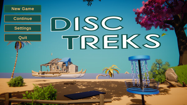 Screenshot of Disc Treks gameplay showing in-action mechanics