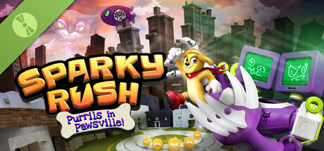 Купить ключ дешево Sparky Rush. Purrils in Pawsville! (Demo)