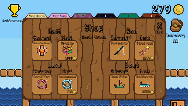 Fins of Fortune game for Linux 1