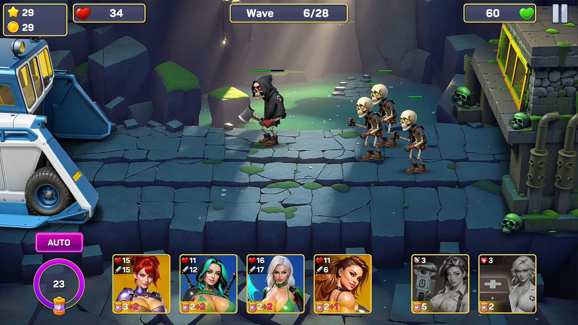 Amazons vs Zombies screenshot #3