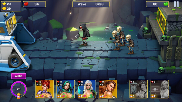 Amazons vs Zombies
