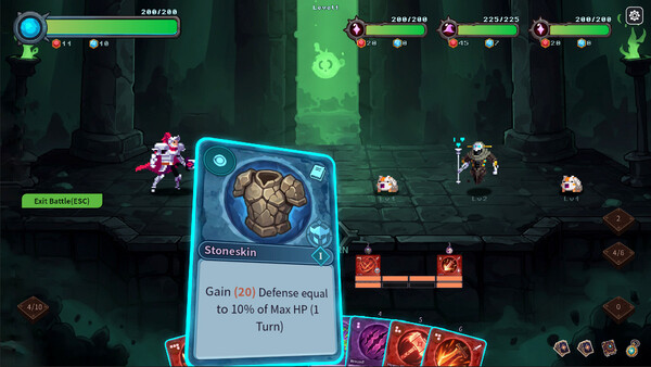 Screenshot of Devil Tower Note gameplay showing in-action mechanics
