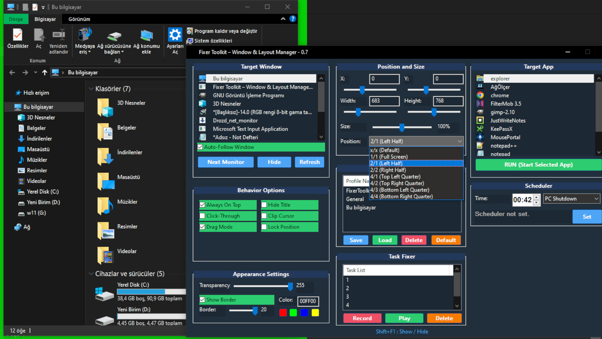 Fixer Toolkit – Window & Layout Manager screenshot screenshot 3